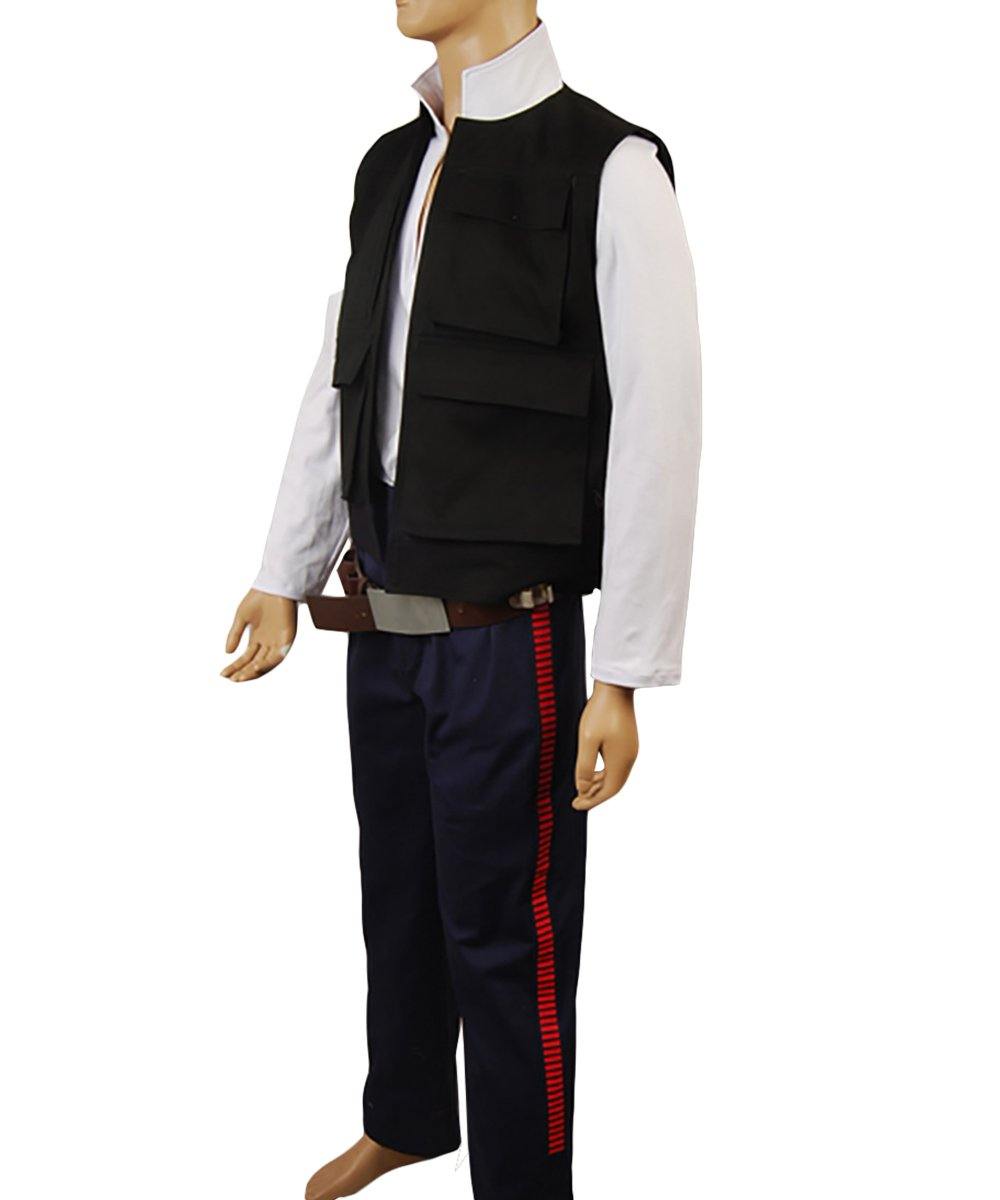 Star Wars ANH A New Hope Han Solo Cosplay Kostüm Weste Hemd Hose - cosplaycartde