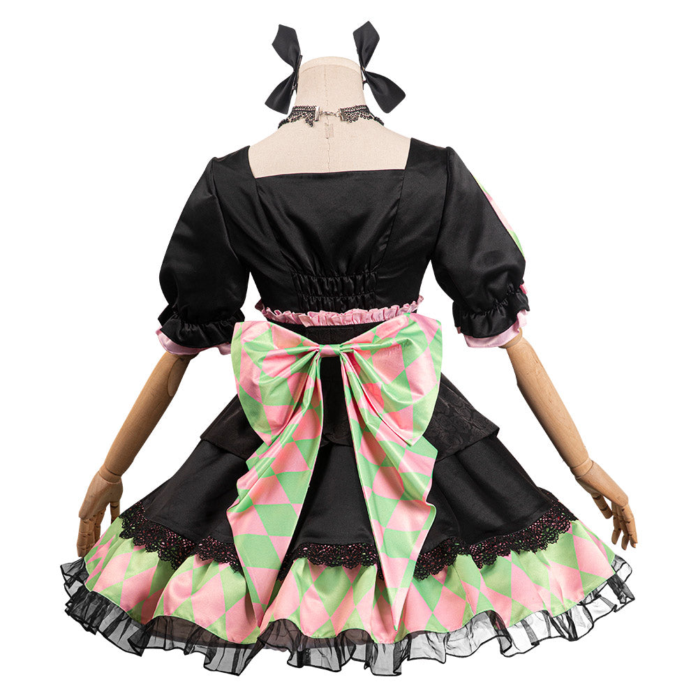 Demon Slayer Kanroji Mitsuri originelle Design Lolitakleid Halloween Karneval Outfits