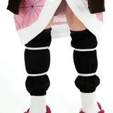 Kinder Kimetsu no Yaiba Kamado Nezuko Cosplay Kostüm Kimono Halloween Karneval Kostüm Set