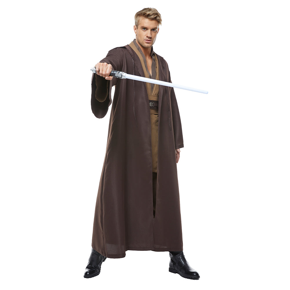 Jedi Kenobi TUNIC Cosplay Kostüm Braun