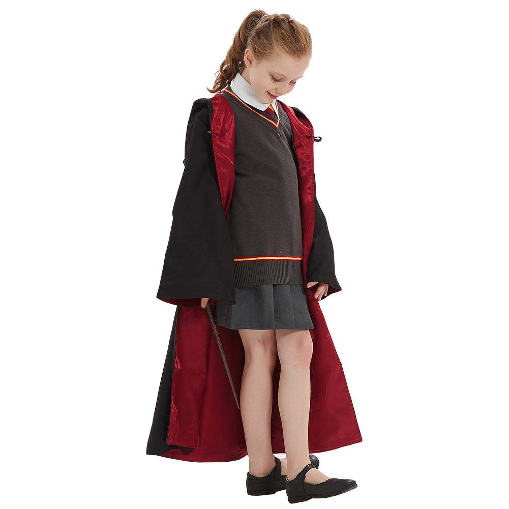 Kinder Mädchen Harry Potter Gryffindor Hermione Granger Hermine granger Kostüm