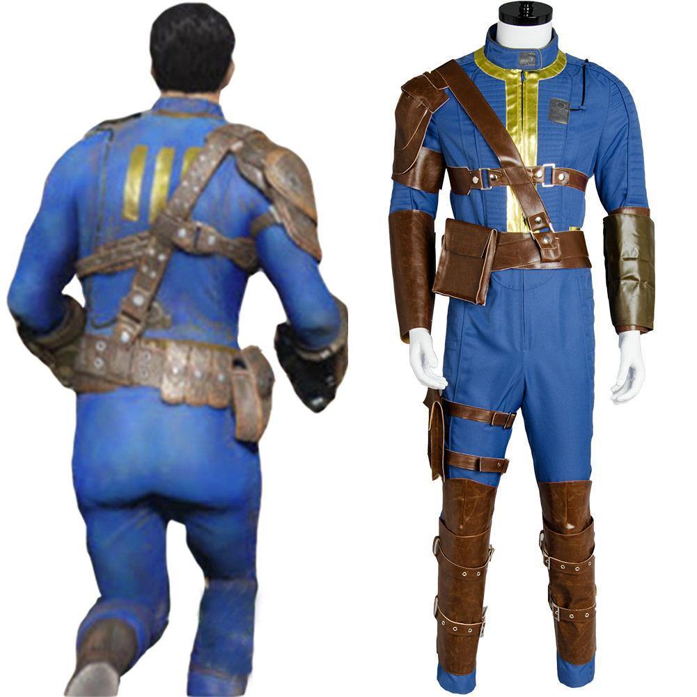 Fallout 4 FO Nate Vault #111 Outfit Jumpsuit Uniform Cosplay Kostüm - cosplaycartde