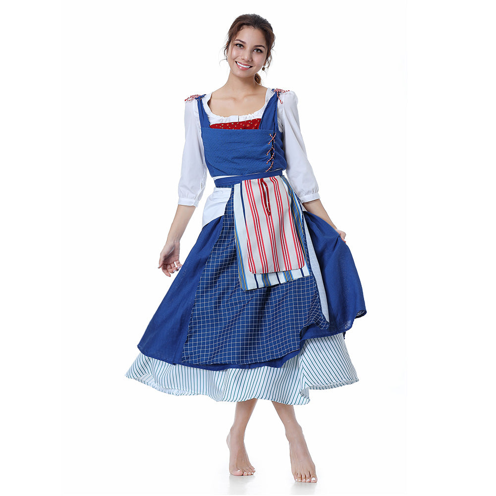2017 Film Die Schöne und das Biest Beauty and the Beast Belle Emma Watson Kleid Dienstmädchen