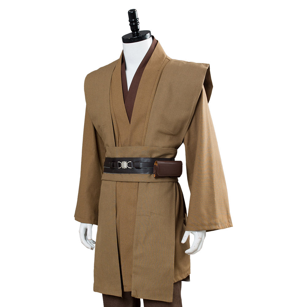 Kenobi Jedi Knight Cosplay Kostüm Tunika Braun Version