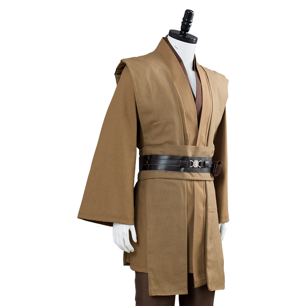 Kenobi Jedi Knight Cosplay Kostüm Tunika Braun Version