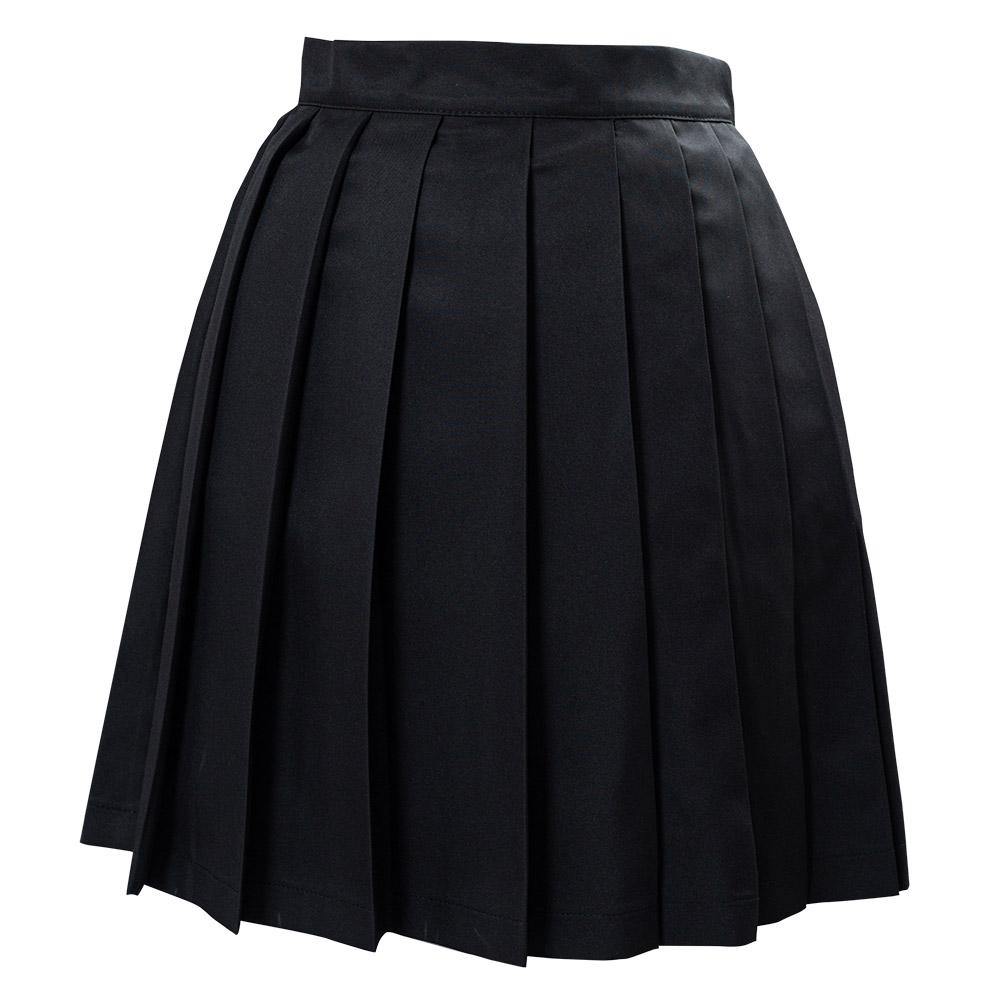 JK Schule Mädchen Japanische Schuluniform Faltenrock einfarbige Mini Röcke - cosplaycartde