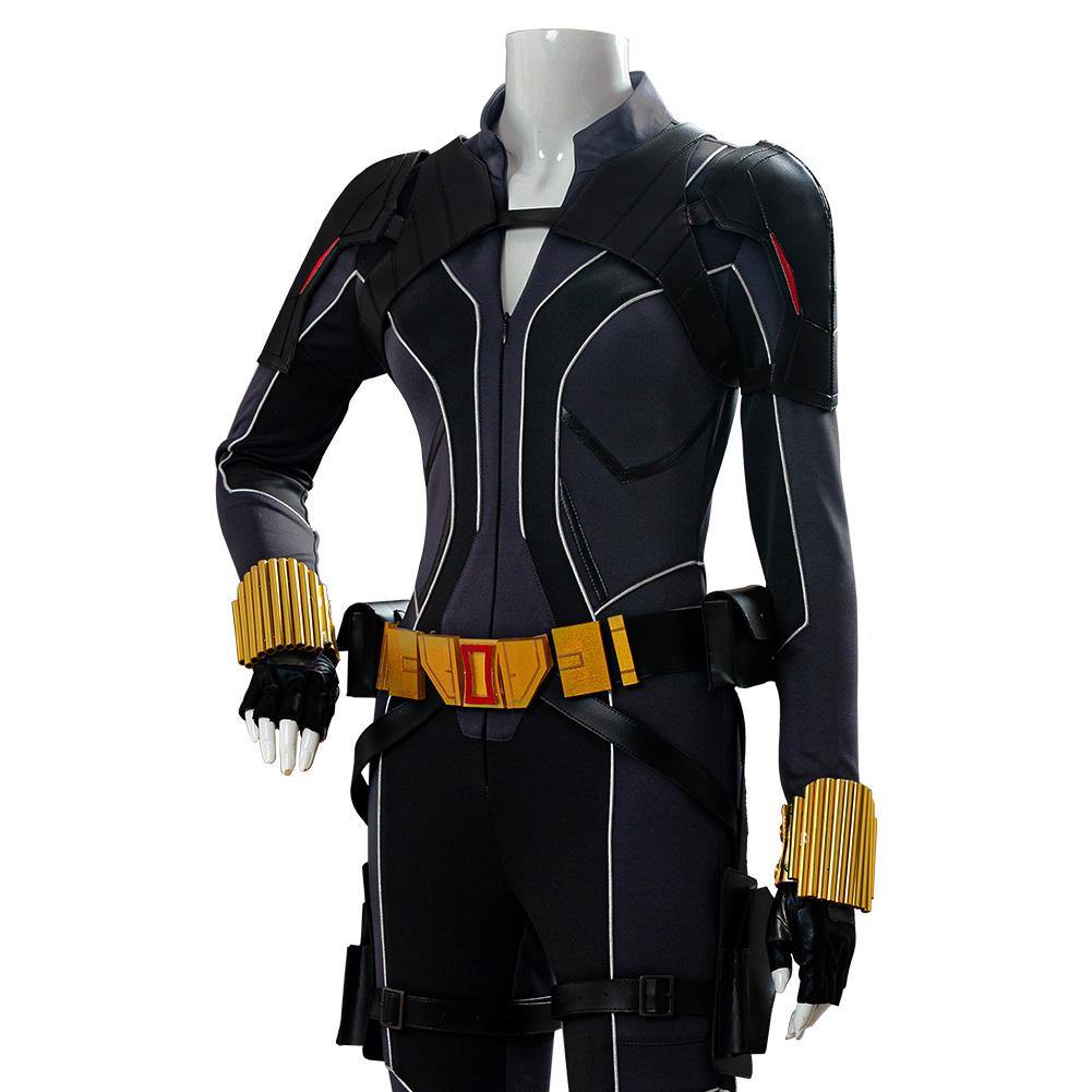 Natasha Romanoff Jumpsuit Black Widow Film 2020 Cosplay Kostüm - cosplaycartde