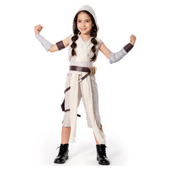 Kinder The Rise of Skywalker Teaser Der Aufstieg Skywalkers Rey Cosplay Kostüm