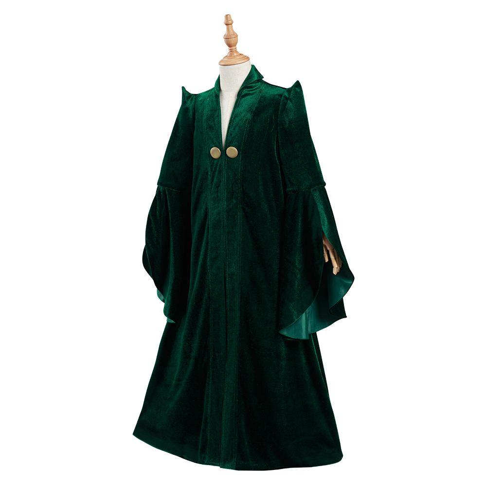 Harry Potter Minerva McGonagall Kinder Kostüm Robe Mantel Halloween Karneval Kostüm Set - cosplaycartde