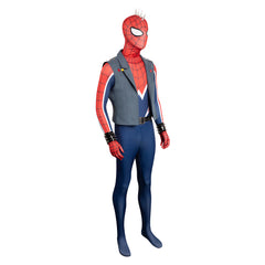 Spider-Man: Across The Spider-Verse Spider Punk Overall Kostüm Cosplay Halloween Karneval Jumpsuit