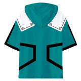 Boku No Hero Academia Mein Hero Academia T-Shirt Hemd Kurzarm Top mit Kaputze für Erwachsene - cosplaycartde