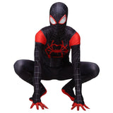 Miles Morales Spider-Man: Into the Spider-Verse Spider-Man: A New Universe Jumpsuit Cosplay Kostüm für Erwachsene - cosplaycartde