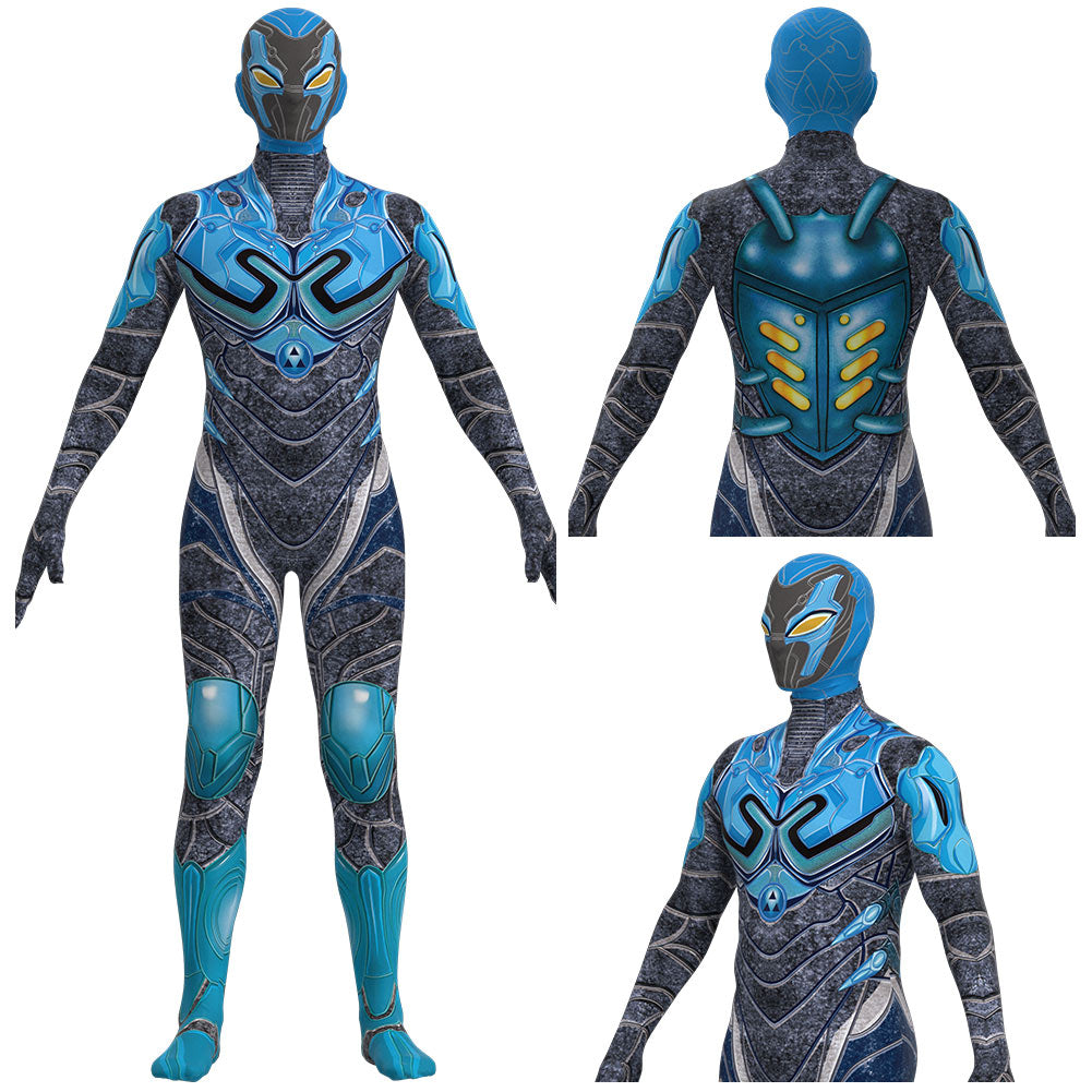 Kinder Blue Beetle Cosplay Jumpsuit Halloween Karneval Outfits Cosplay Kostüm