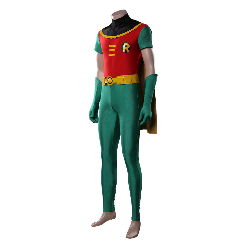 Teen Titans Robin Cosplay Kostüm Jumpsuit Halloween Karneval Outfits