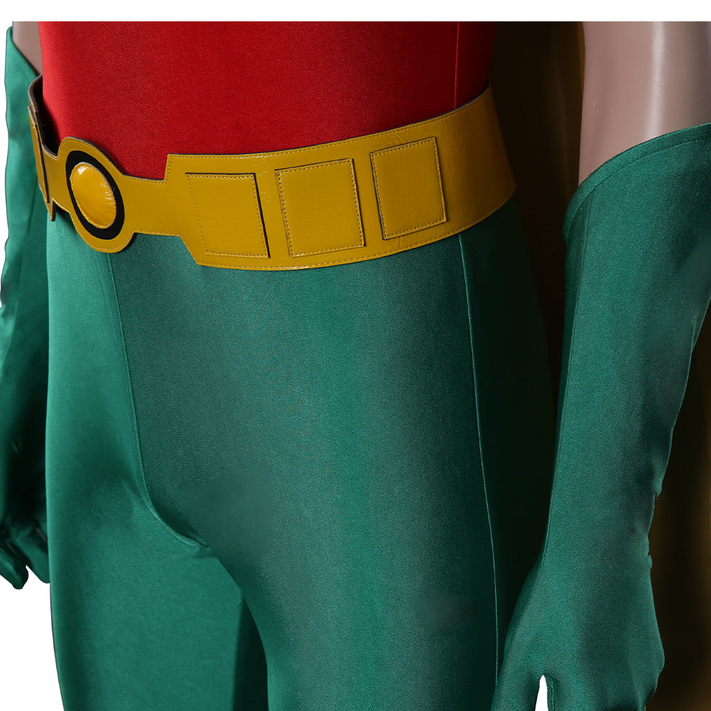 Teen Titans Robin Cosplay Kostüm Jumpsuit Halloween Karneval Outfits