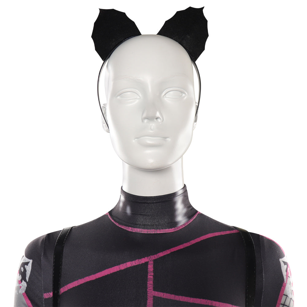 Wednesday Addams Enid Sinclair Cosplay Catsuit Kostüm Halloween Karneval Jumpsuit