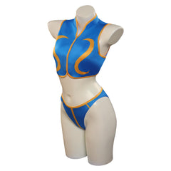 Street Fighter 5 Chun-Li Cosplay Damen Bademode Halloween Karneval Party Anzug