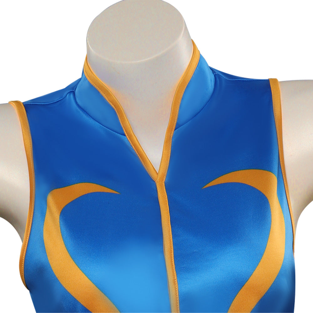 Street Fighter 5 Chun-Li Cosplay Damen Bademode Halloween Karneval Party Anzug