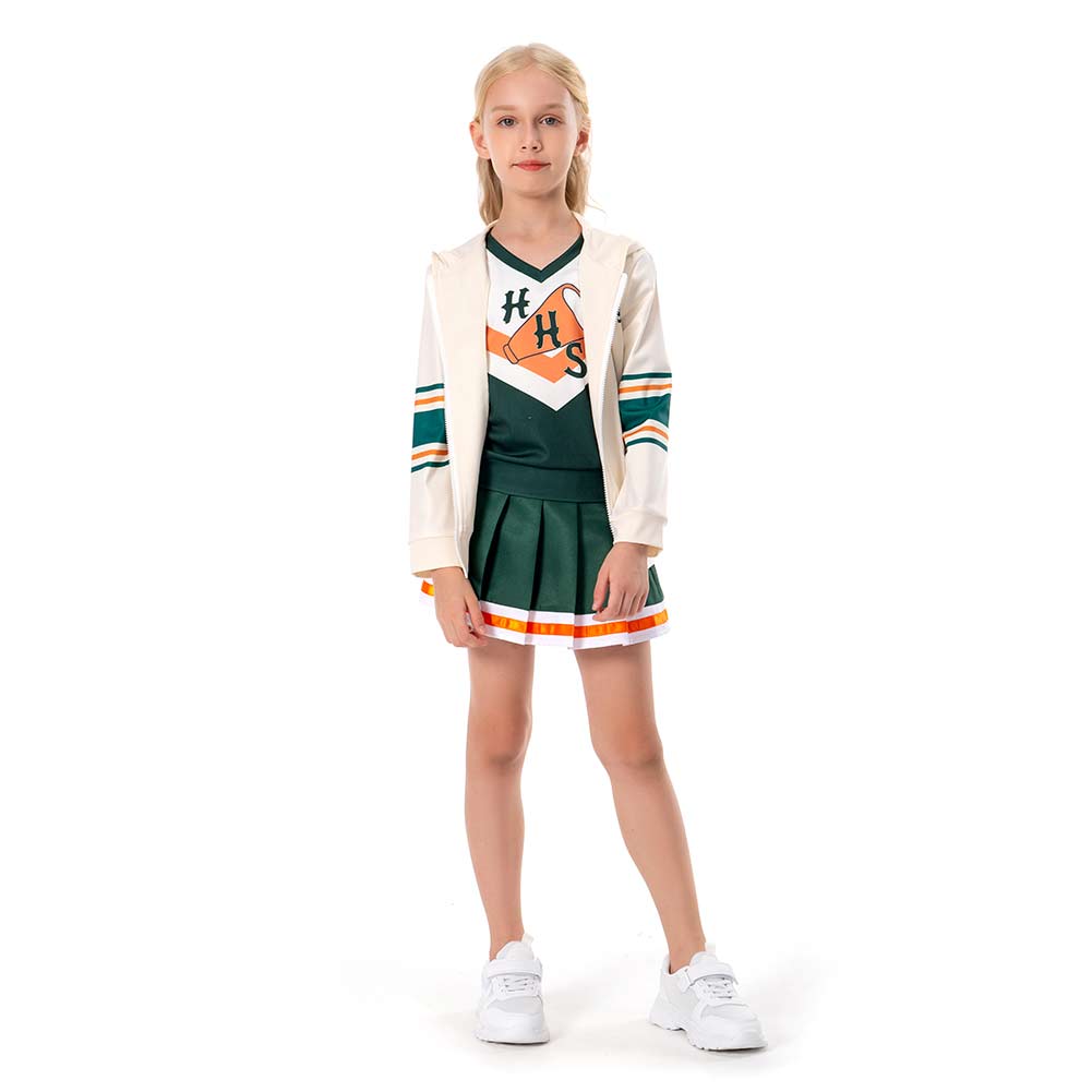 Kinder Stranger Things 4 Chrissy Cosplay Hawkins High School Outfits Halloween Karneval Jacke