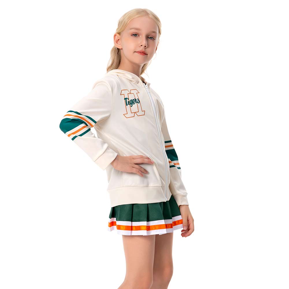 Kinder Stranger Things 4 Chrissy Cosplay Hawkins High School Outfits Halloween Karneval Jacke