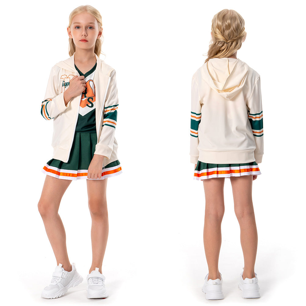 Kinder Stranger Things 4 Chrissy Cosplay Hawkins High School Outfits Halloween Karneval Jacke