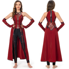 Doctor Strange in the Multiverse of Madness Scarlet Witch Wanda Cosplay Kostüme Halloween Karneval Outfits