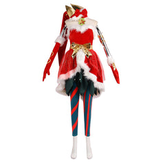 LoL League of Legends Jinx Cosplay Kleid Weihnachten Karneval Outfits