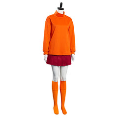 Scooby-Doo Velma Dinkley Cosplay Kostüm Halloween Karneval Outfits