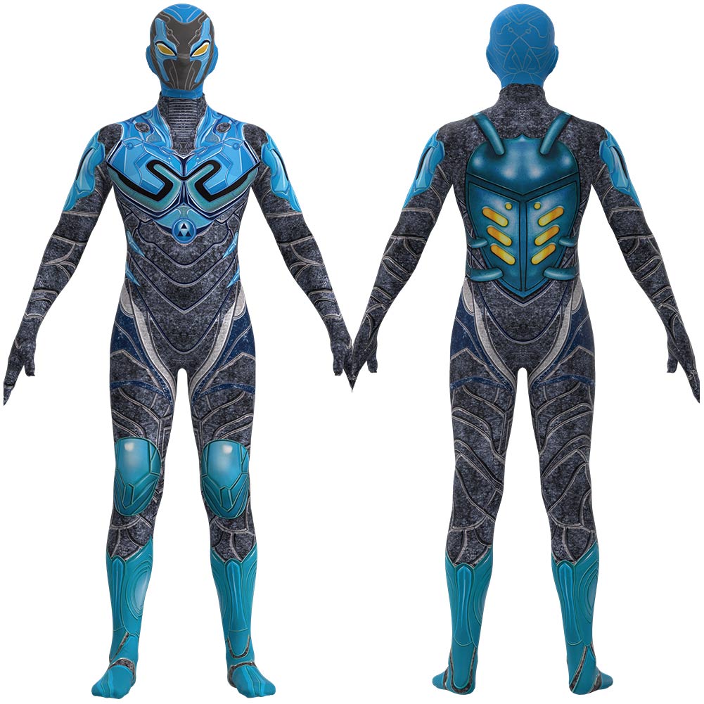 Kinder Blue Beetle Cosplay Jumpsuit Halloween Karneval Outfits Cosplay Kostüm