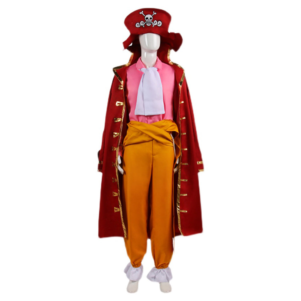 One Piece Gol·D·Roger Cosplay Kostüm Outfits Halloween Karneval Anzug