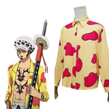 One Piece RED Trafalgar D. Water Law Cosplay Kostüm Halloween Karneval T-Shirt