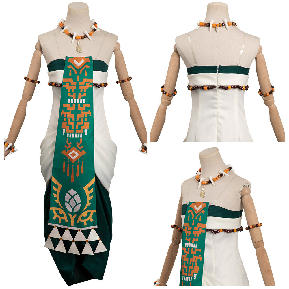 The Legend of Zelda: Tears of the Kingdom Prinzessin Zelda Cosplay Kleid Halloween Karneval Outfits