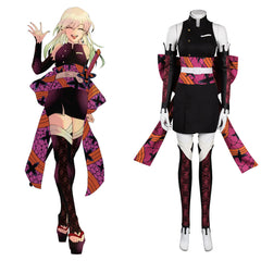 Demon Slayer Kimetsu no Yaiba Daki Cosplay Kostüm Kimono Halloween Karneval Outfits