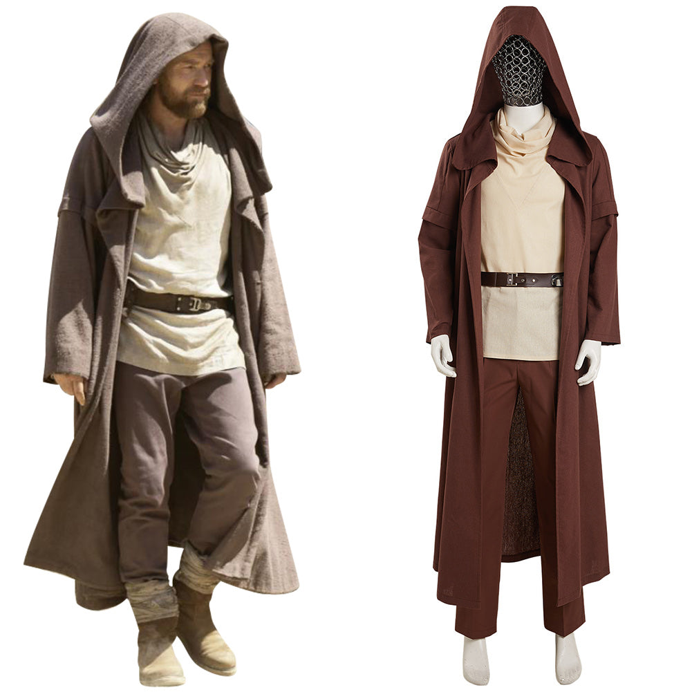 Obi-Wan Kenobi Cosplay Star Wars Kostüm Halloween Karneval Outfits