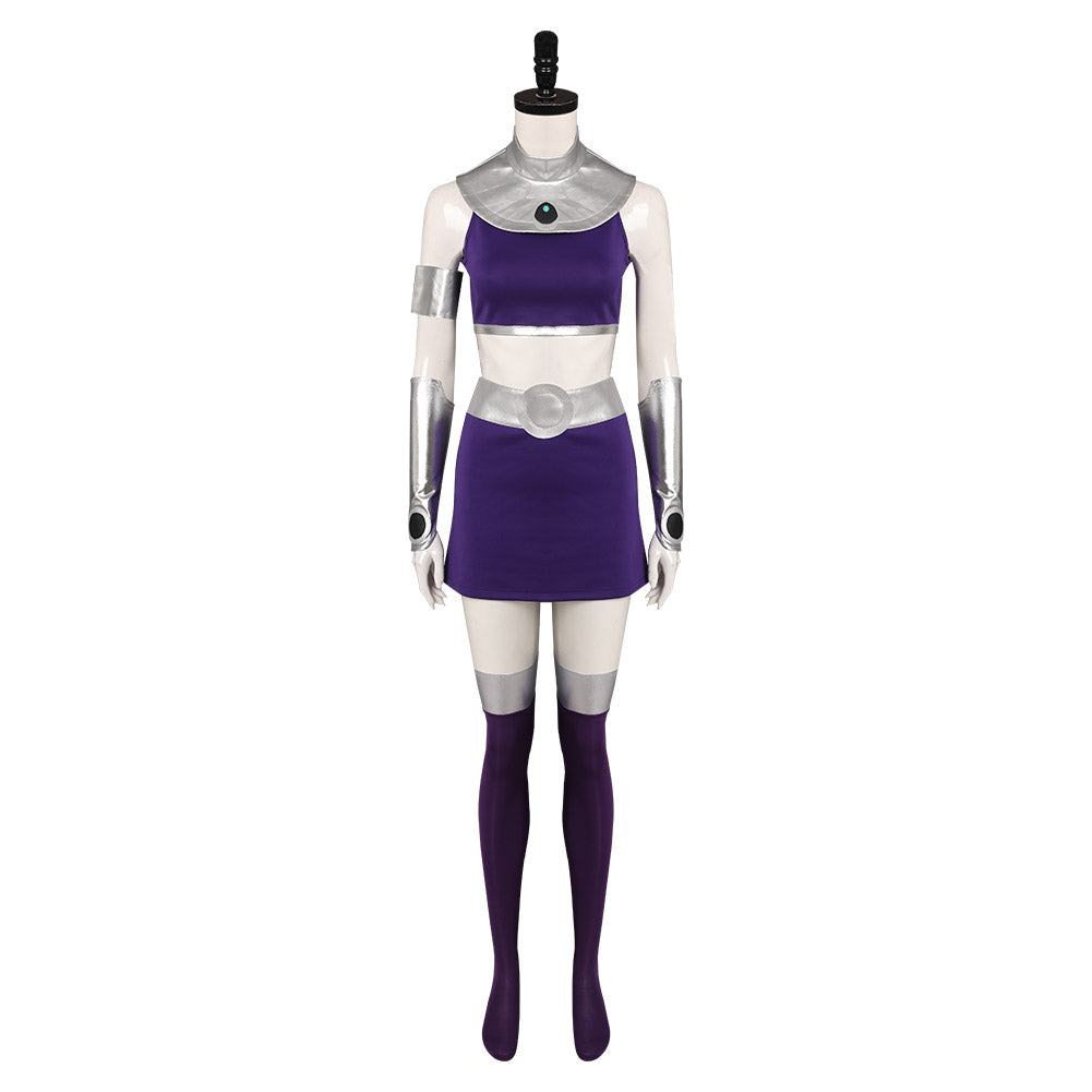 Teen Titans Starfire Cosplay Kostüm Halloween Karneval Outfits