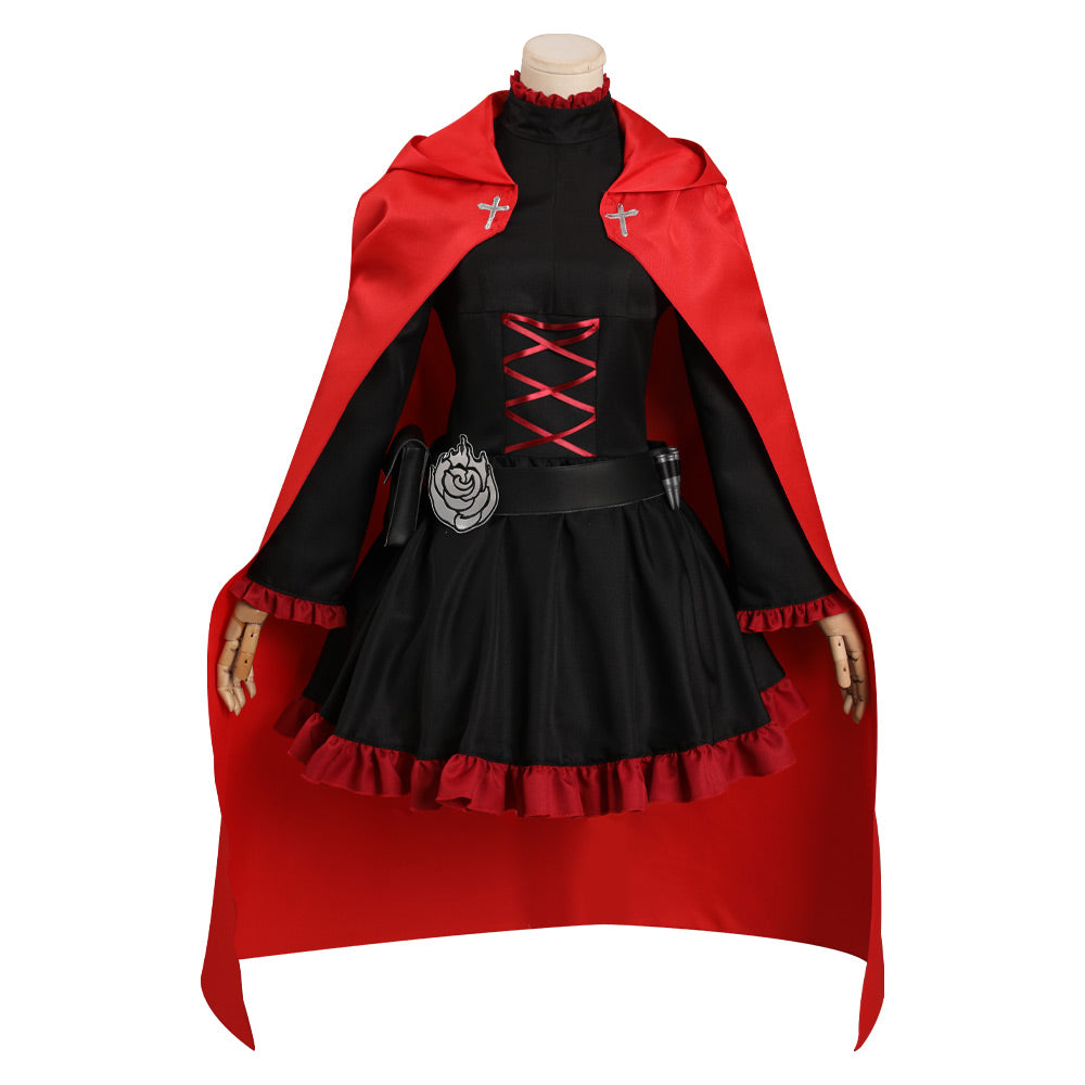 RWBY: Ice Queendom 2022 Ruby Rose Cosplay Kostüm Halloween Karneval Outfits
