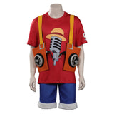 One Piece Film Red 2022 Monkey D. Luffy Cosplay Kostüm Halloween Karneval Outfits