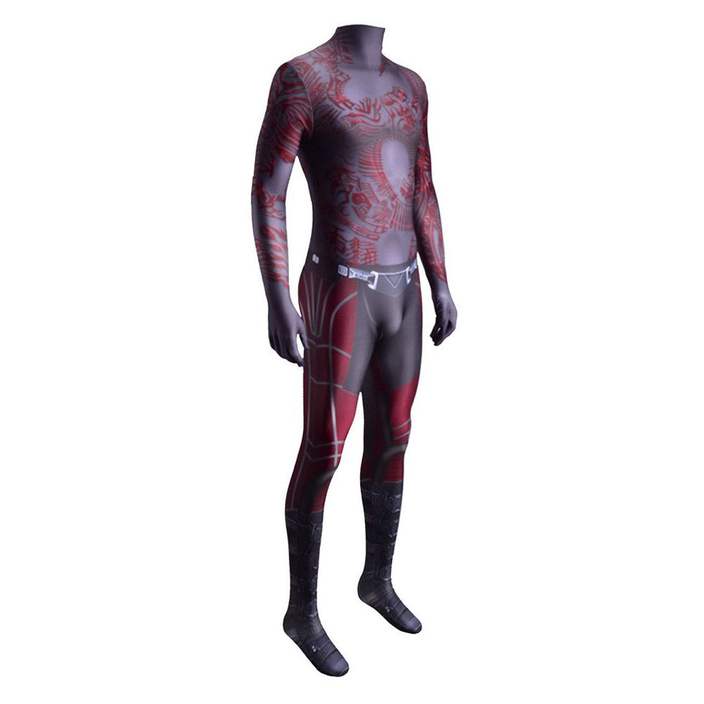 Guardians of the Galaxy the Destroyer Drax Overall Cosplay Jumpsuit Halloween Karneval Outfits