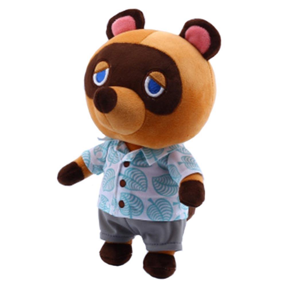 28cm Animal Crossing Raccoon Plüsche Puppe Tom Nook Bär Puppe Spielzeug - cosplaycartde