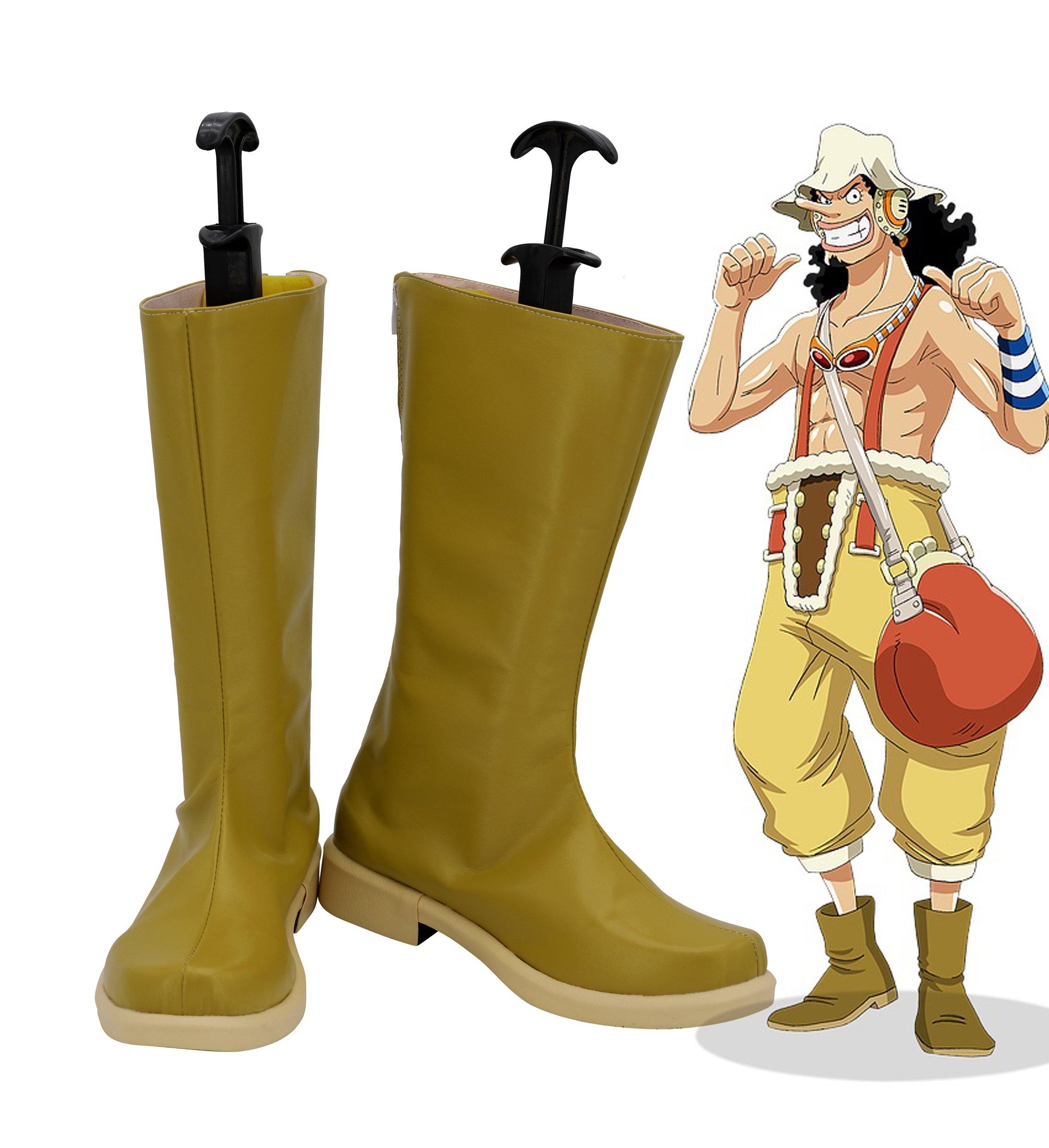 Lysop One Piece Stiefel Cosplay Schuhe - cosplaycartde