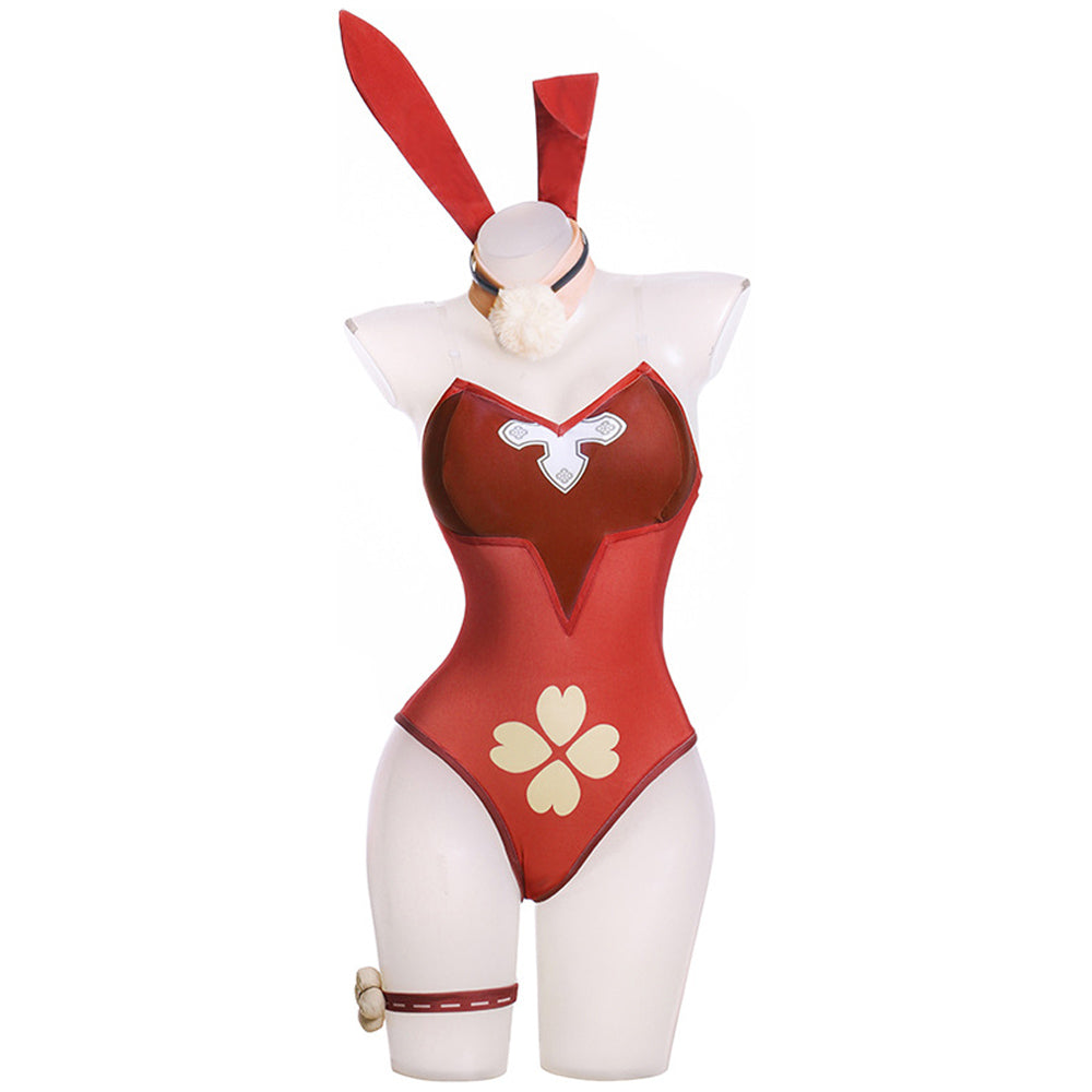 Genshin Impact Klee Bunny Girls Outfits Halloween Karneval Kostüm