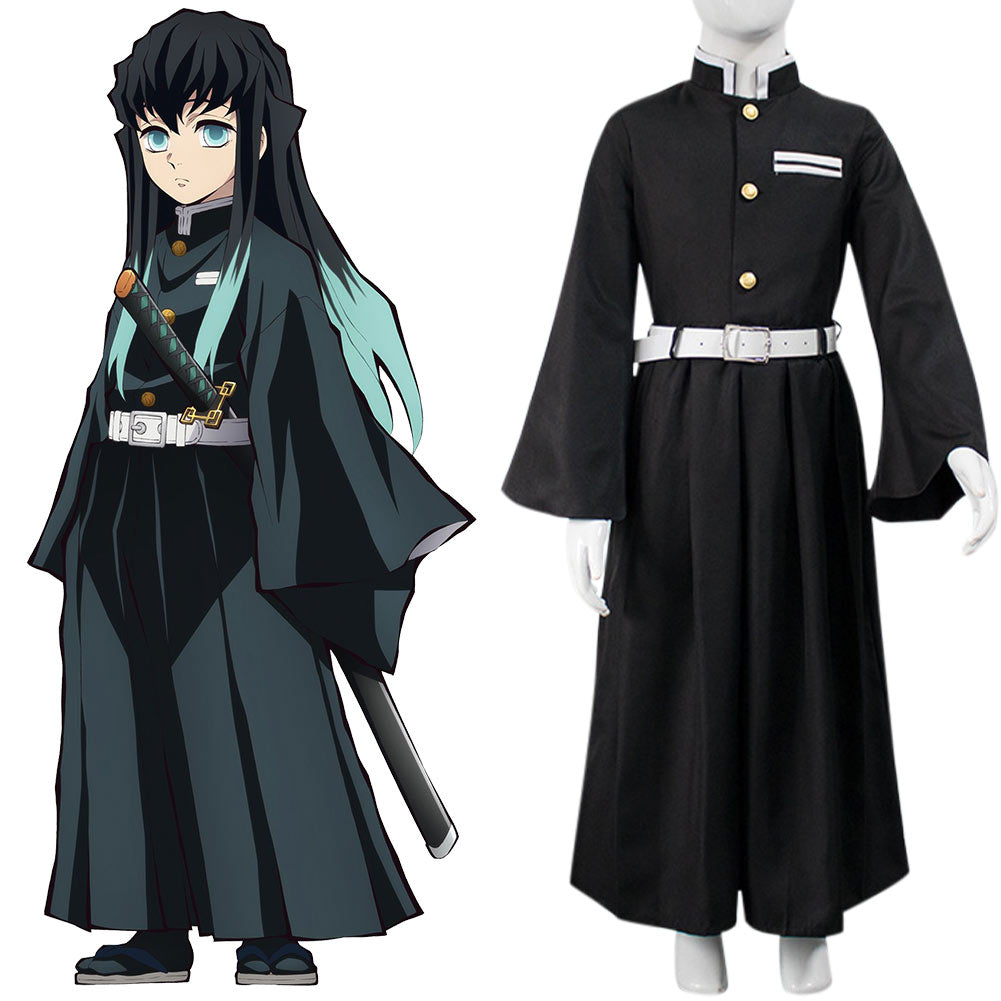 Demon Slayer Tokitou Muichirou Cosplay Kostüm Halloween Karneval Outfits für Kinder/ Erwachsene