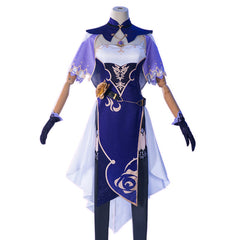 Genshin Impact Lisa Cosplay Kostüm Kleid Halloween Karneval Outfits