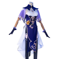 Genshin Impact Lisa Cosplay Kostüm Kleid Halloween Karneval Outfits