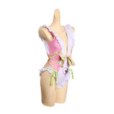 Damen Demon Slayer Kanroji Mitsuri Bademode Sommer Originell 2tlg. Badeanzug