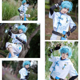 Genshin Impact Chongyun Cosplay Kostüm Uniform Halloween Karneval Kostüm - cosplaycartde