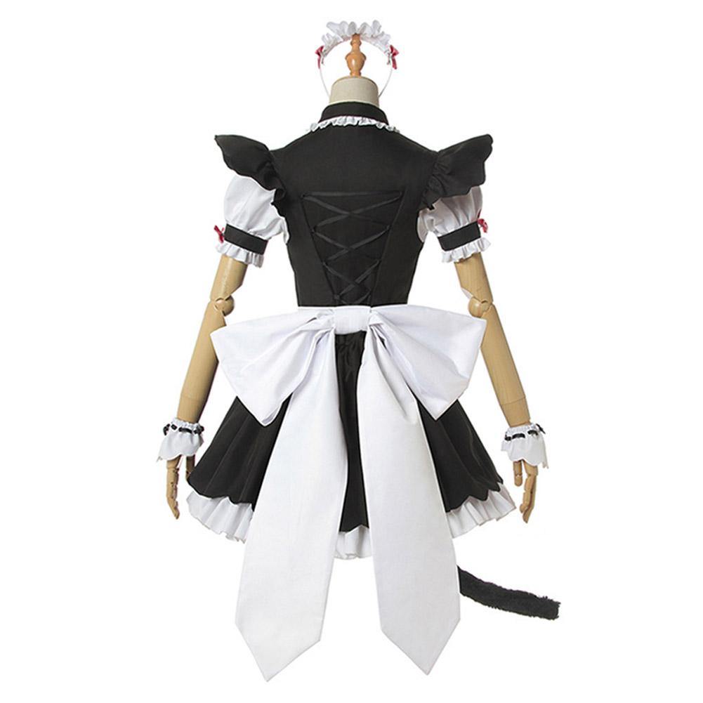 Katzenparadies NEKOPARA Chocola Vanilla Cosplay Kostüm Dienstmädchen Kleid - cosplaycartde