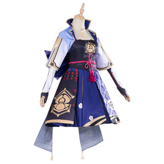 Genshin Impact Ayaka Cosplay Kostüm Kleid Halloween Karneval Outfits