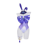 Genshin Impact Sangonomiya Kokomi Bunny Girl Bodysuit Cosplay Kostüm Halloween Karneval Outfits