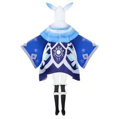 Genshin Impact Cryo Abyss Magier Cosplay Kostüm Halloween Karneval Outfits